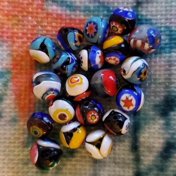 Murano Jewelry Vintage Murano Beads Hand Blown Glass Beads Venice